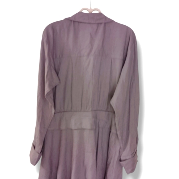 Free People Maxwell Linen Blend Mini Dress in Quail Size Medium NWOT $148 - Picture 9 of 12